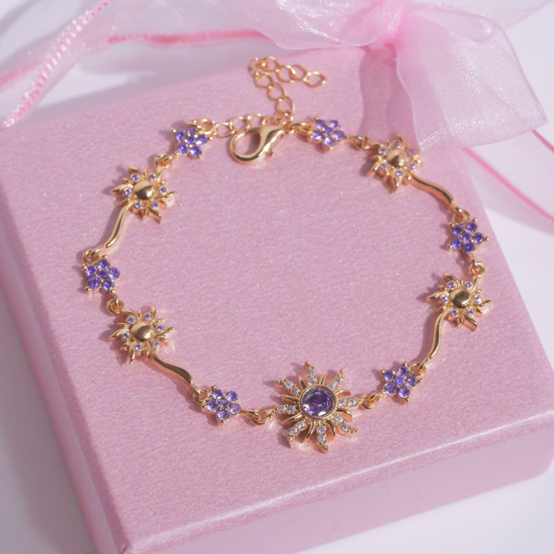 Bracelete Rapunzel - Banhado a ouro 18k