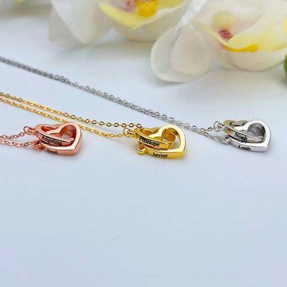 Caixa Trevo do Amor & Colar Personalizado