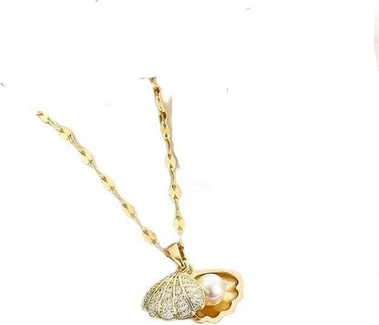 COLAR A PEQUENA SEREIA BANHADO EM OURO 18K