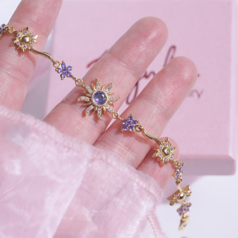 Bracelete Rapunzel - Banhado a ouro 18k