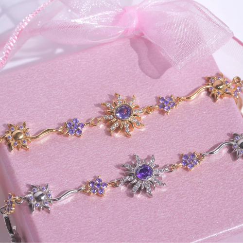 Bracelete Rapunzel - Banhado a ouro 18k