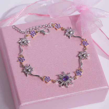 Bracelete Rapunzel - Banhado a ouro 18k