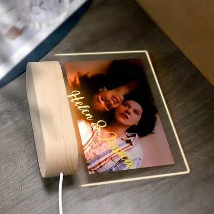 Lâmpada Amor Brilhante - Personalizado Com Foto - Memories