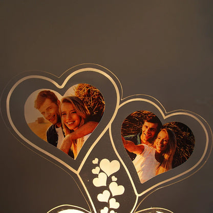 Lâmpada Amor Brilhante - Personalizado com Foto - Encanto