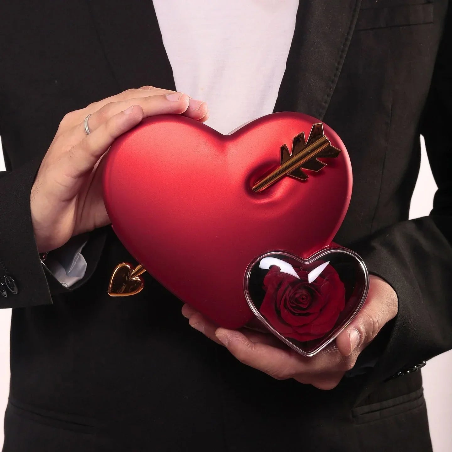 Caixa Cupido Eterno Com Colar Personalizado