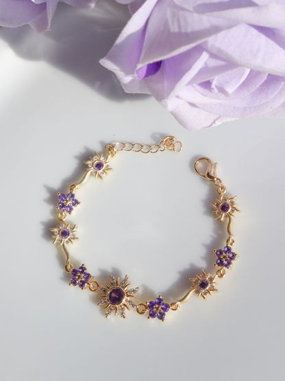 Bracelete Rapunzel - Banhado a ouro 18k